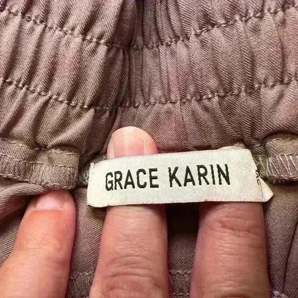 Grace Karin Women’s Size 2XL High Elastic Waist Pencil Ankle Pants - Picture 9 of 9